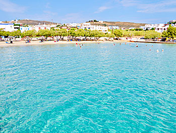 Azolimnos beach på Syros.