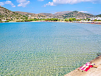 Galissas och Armeos beach på Syros.