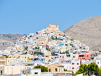 Byn Ano Syros på Syros.