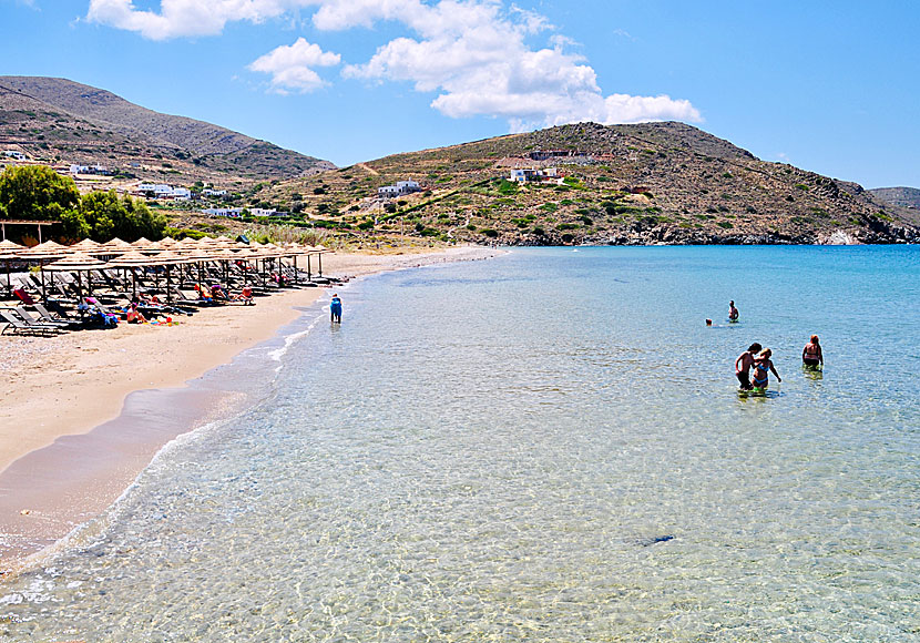 Delfini beach. Kini. Syros.