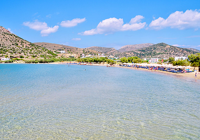Stranden i Galissas på Syros.