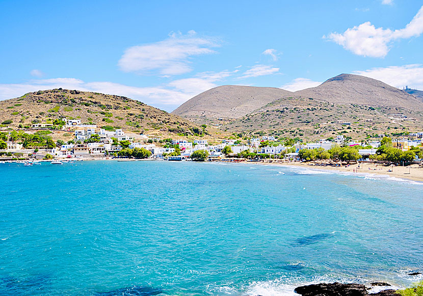 Syros bästa stränder. Kini beach.  