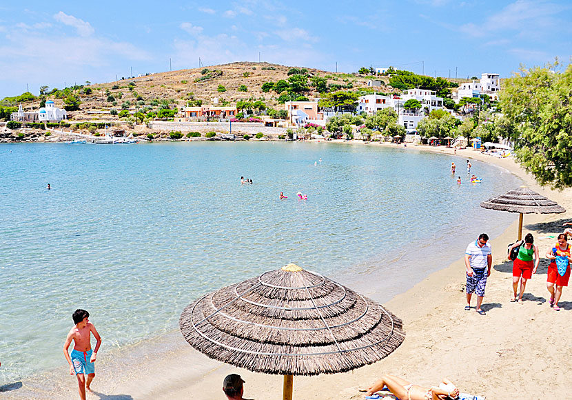 Stranden i Megas Gialos på Syros.