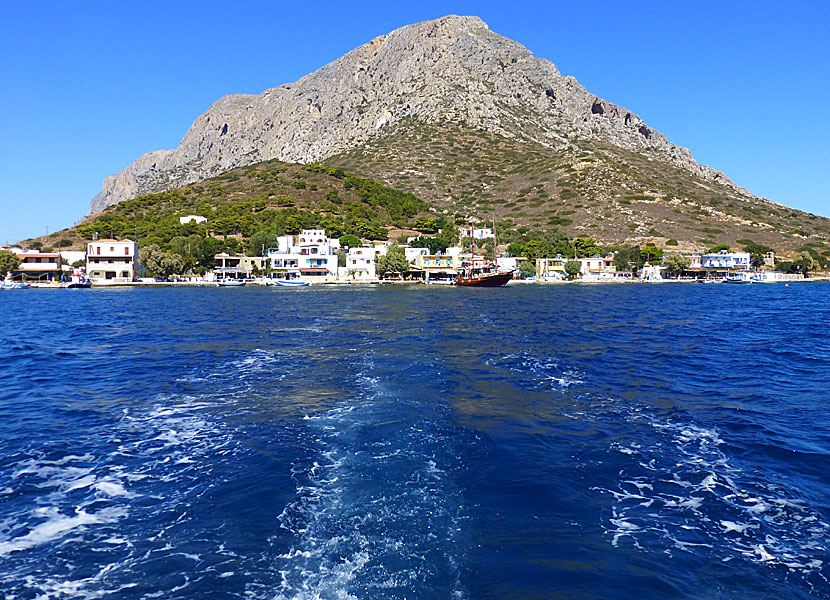 Båt från Telendos till Kalymnos och tillbaka.