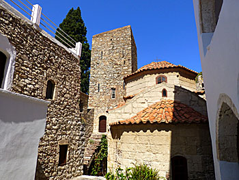 Klostret Agios Panteleimon på Tilos.