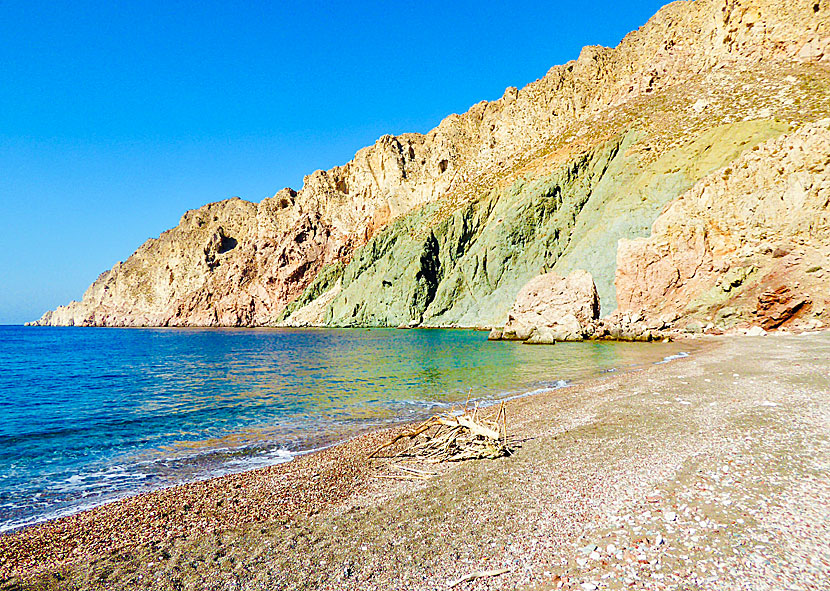 Tholos beach på Tilos.