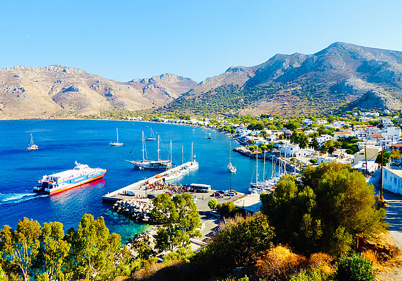 Dodekanisos Pride i Livadias hamn på Tilos. 