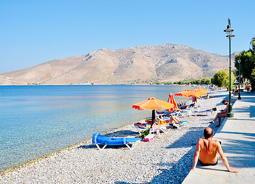 Tilos bästa stränder. Livadia beach.