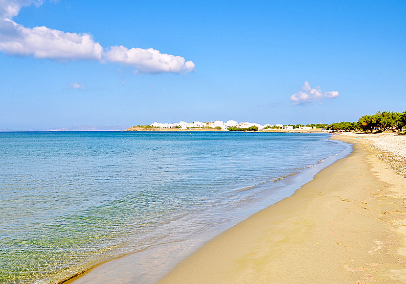 Missa inte Agios Fokas beach när du reser till Tinos stad i Kykladerna.