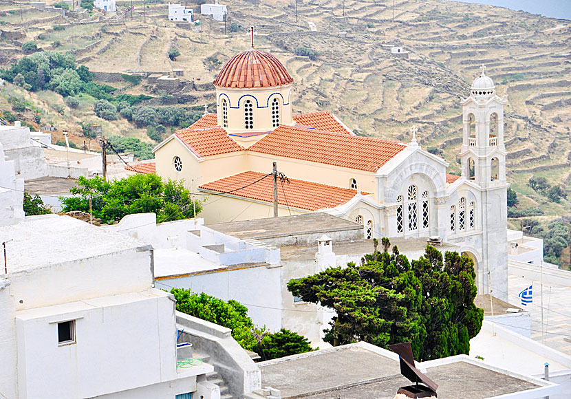 Kyrkan i Isternia på Tinos.