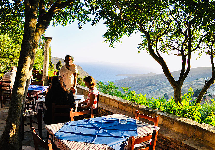 Taverna Drosia i Ktikados på Tinos.