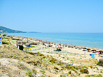 Banana beach på Zakynthos.