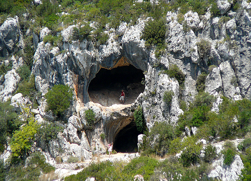 Damianou cave på Zakynthos.