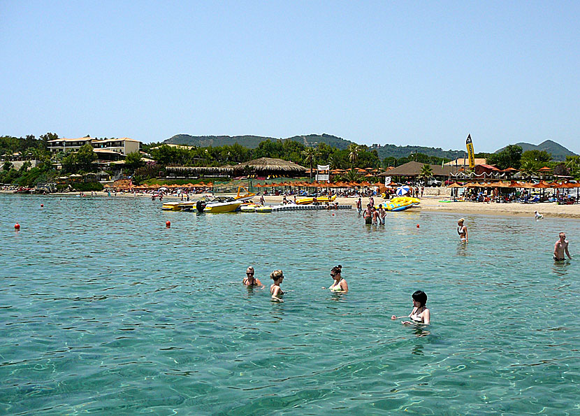Agios Nikolaos beach på Zakynthos.