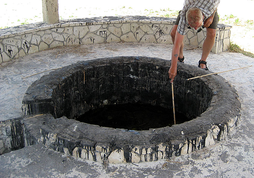 Herodotus' well in Zakynthos where there is tar and asphalt.