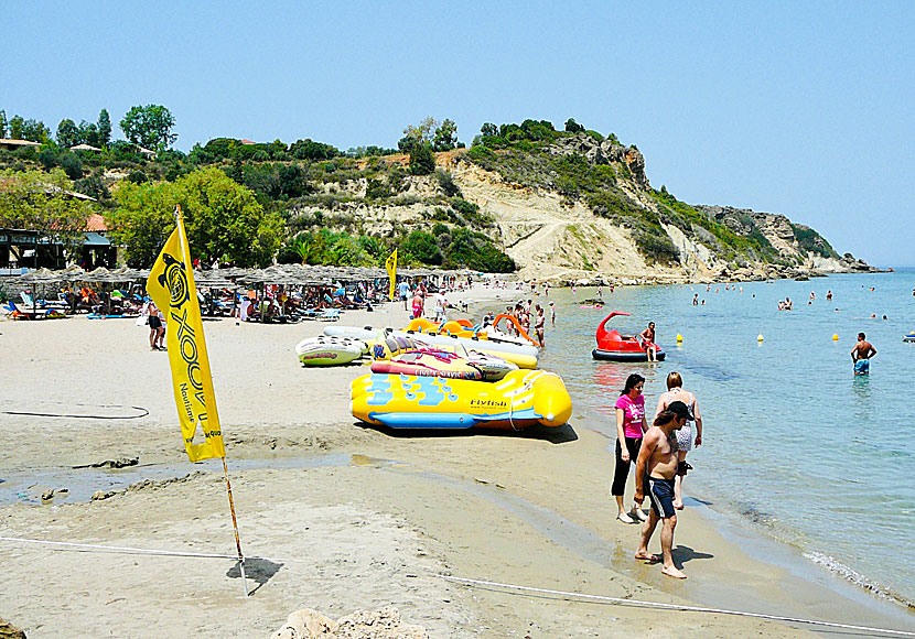 Mavratzi beach nära Porto Roma på Zakynthos.