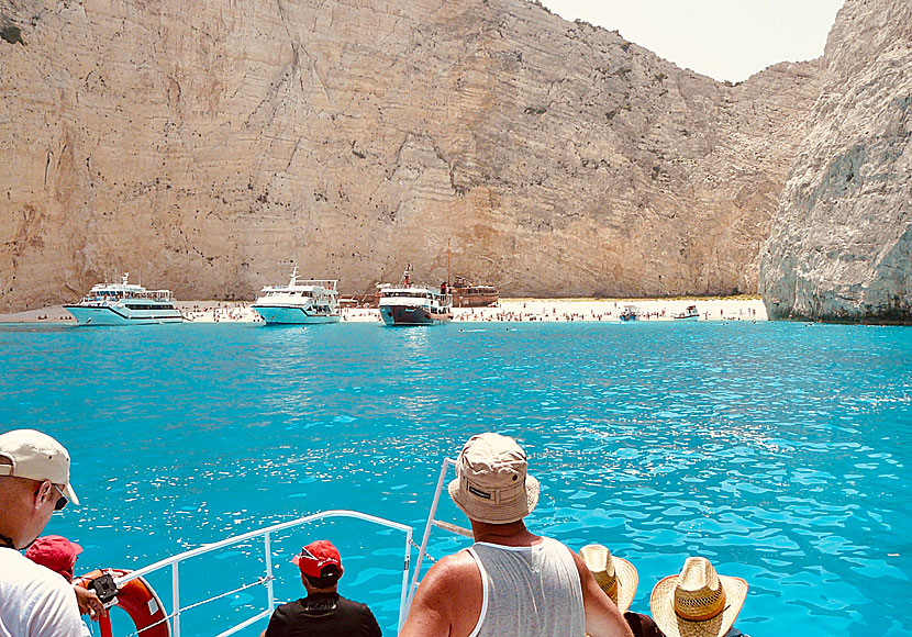 Shipwreck beach. Zakynthos. Kreikka.