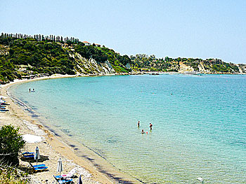 Porto Roma beach på Zakynthos.