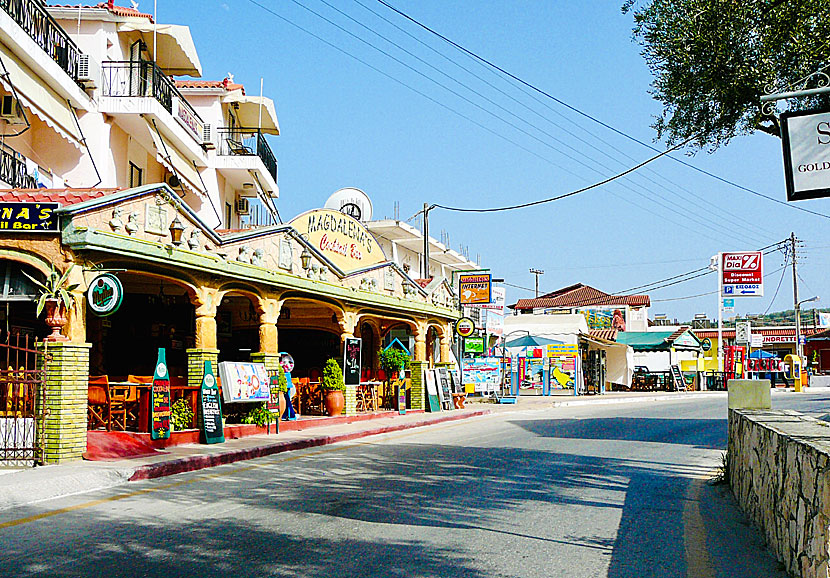 Restauranger i Tsilivi på Zakynthos.