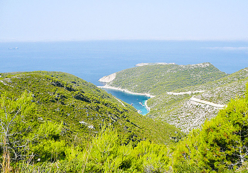 Vandringar på Zakynthos i Grekland.