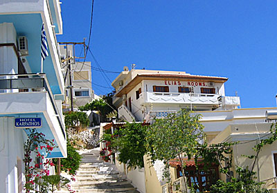 Elias Rooms i Pigadia på Karpathos.