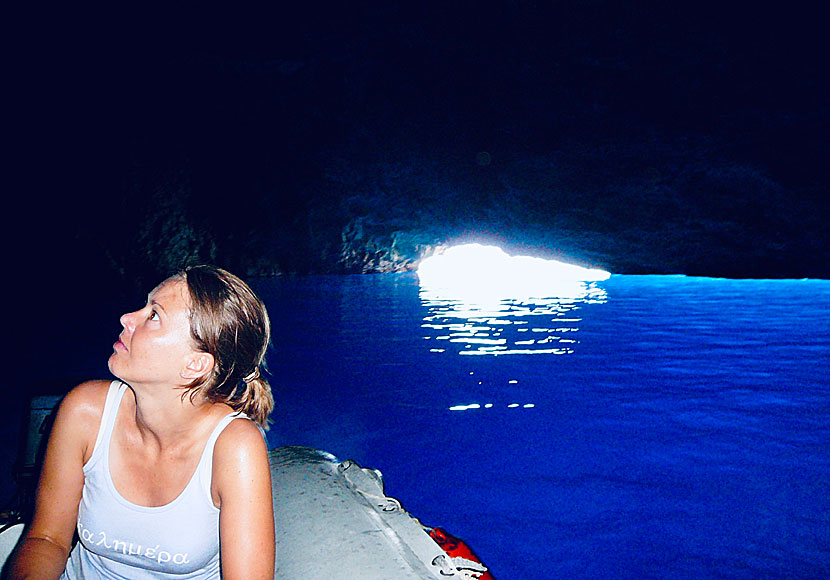 Blue Cave. Kastellorizo. Kreikka.