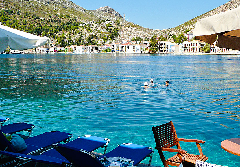 Megisti beach. Kastellorizo.  Kreikka.