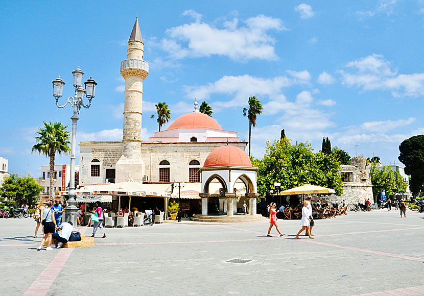 Elefhteria Square i Kos stad.