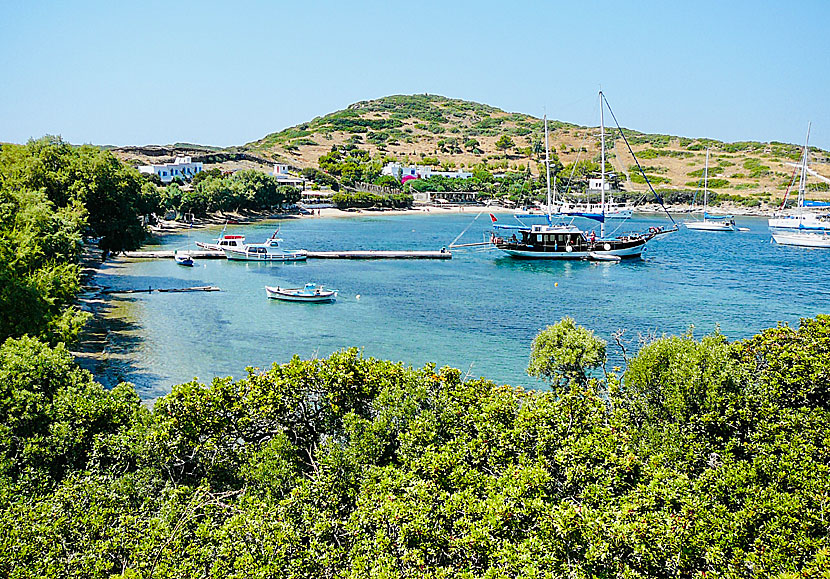 Den lilla ön Marathi är Greklands minsta bebodda ö.
