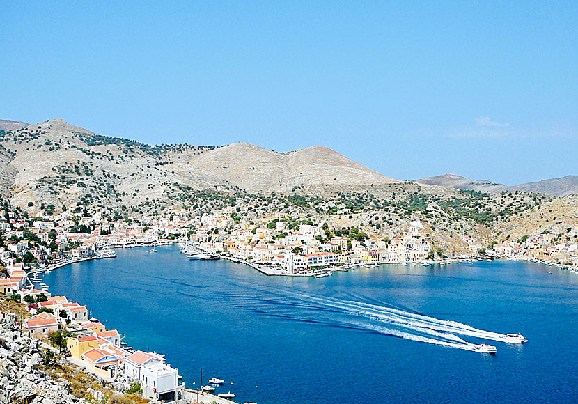 Symi i Grekland är en av grekiska övärldens finaste byar. 