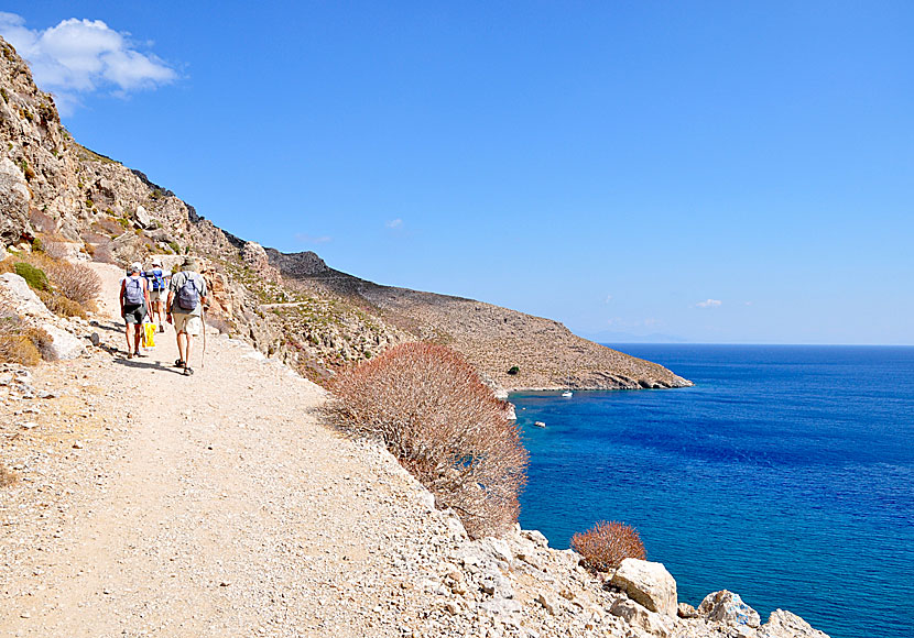 Tilos är en ögruppen Dodekanesernas bästa ö för vandringar. 