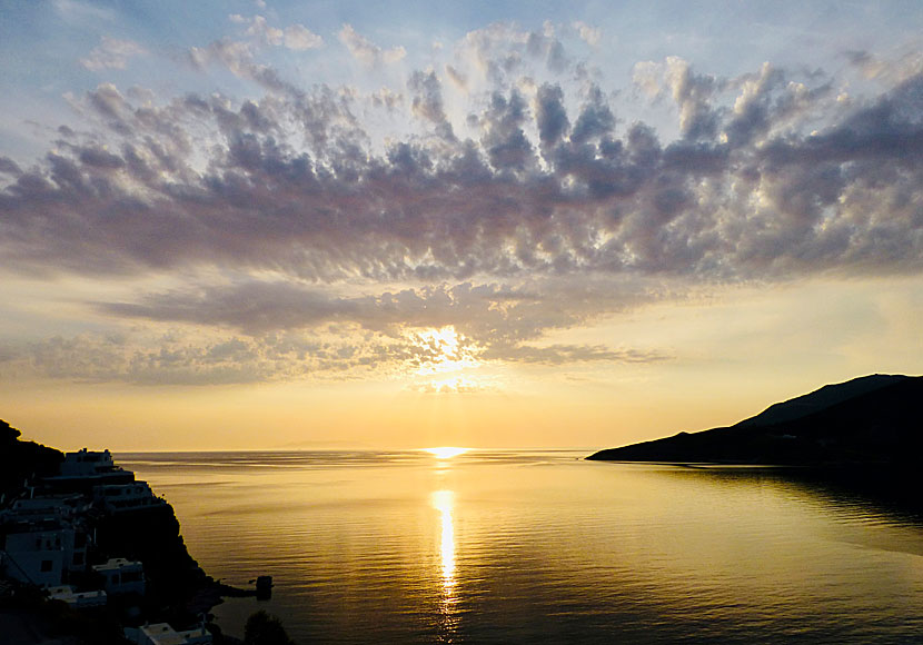 Soluppgången på Tilos är en av de vackraste i hela Grekland.