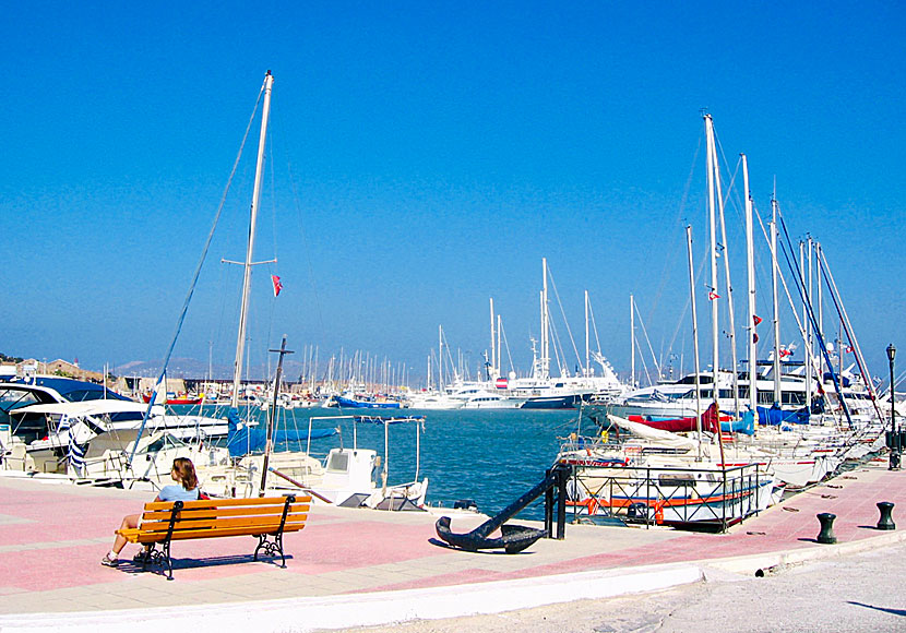 Hamnen i Lavrio söder om Aten är populär bland seglare med segebåtar.