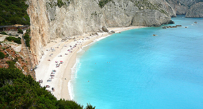 Utflykt från Paleros till Porto Katsiki på Lefkas.