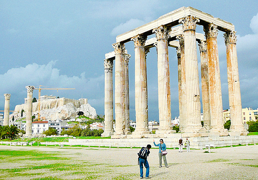 Tempel of Zeus i Aten.