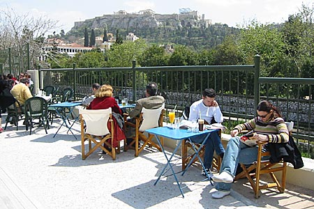 Gågatan i Monastiraki