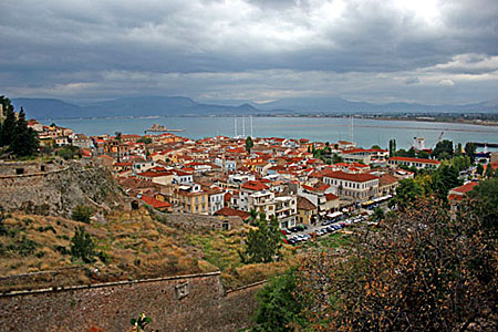 Gamlebyen i Nafplio.