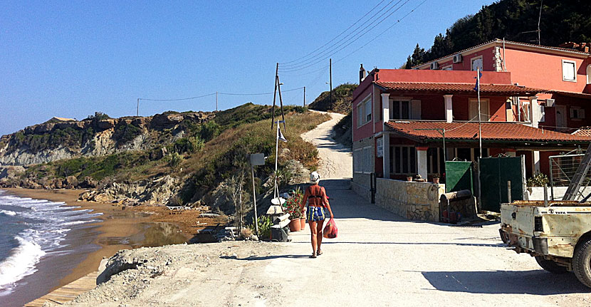 Hotel Corfu Paradise. Restaurang Taka-Taka. Mathraki island. Greece.