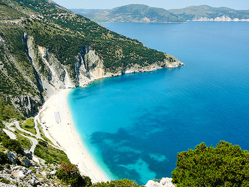 Myrtos beach. Kefalonia. Kreikka.