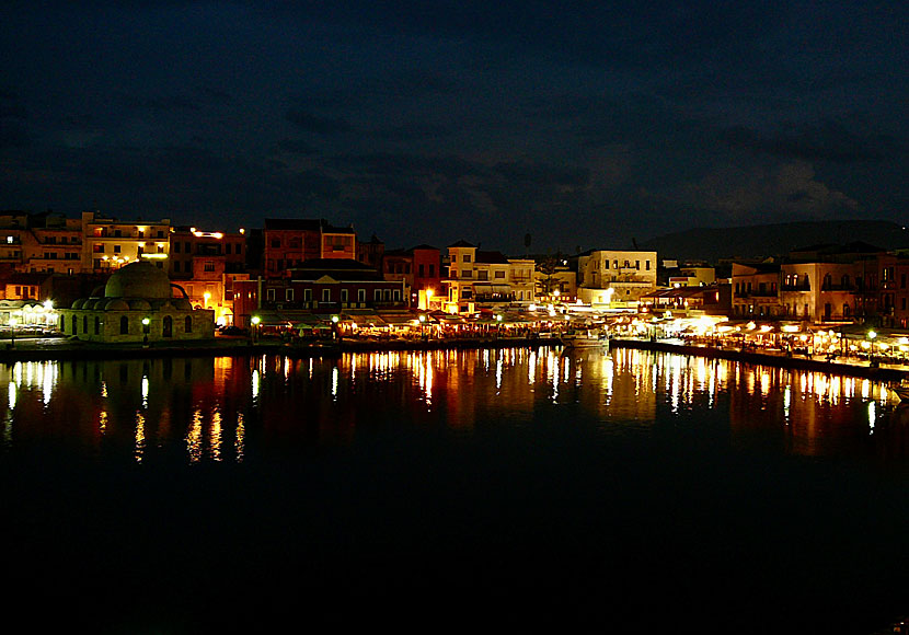 Chania på Kreta i Grekland.