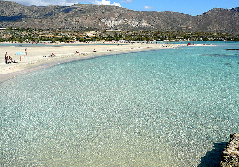 Elafonissi  på Kreta är sandsträndernas och det turkosfärgade vattnens förlovade land. 