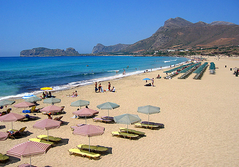 Big beach i Falassarna på Kreta.