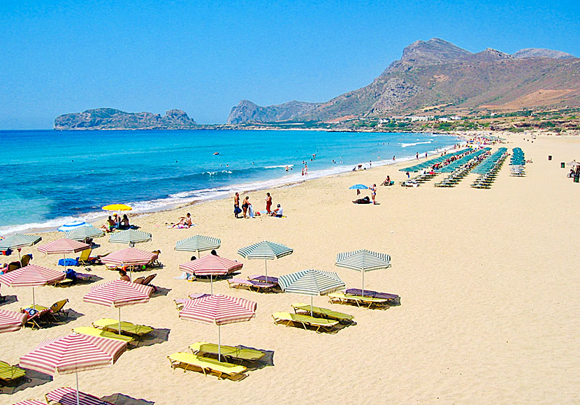 Big beach i Falassarna på Kreta.