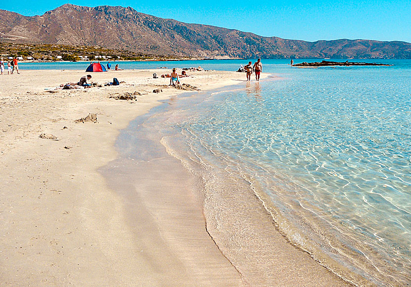 Elafonissi beach. Kreeta. Kreikka.