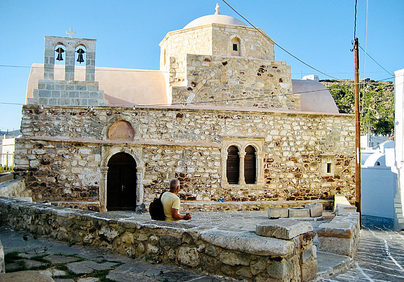 Agios Ioannis church i Kastro på Kimolos.