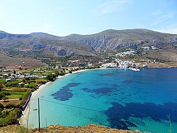 Amorgos i Kykladerna. Grekland.