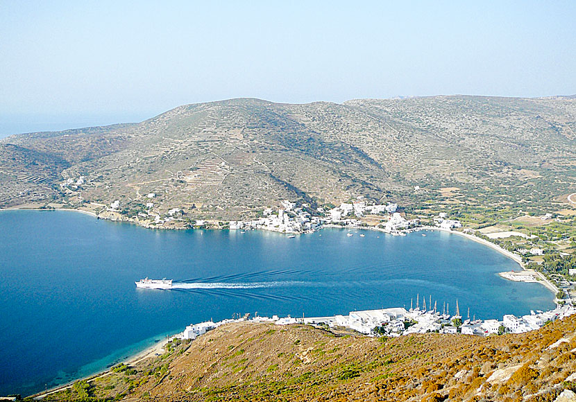 Katapola. Amorgos. Grekland.