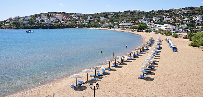 Stranden i Batsi. Andros.