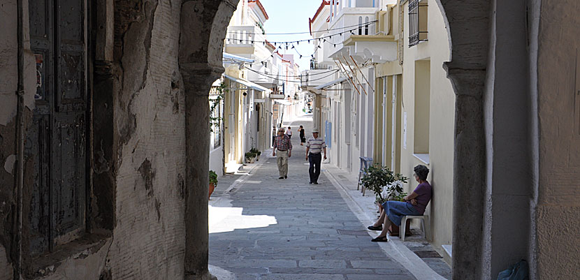 Andros old town. Chora.