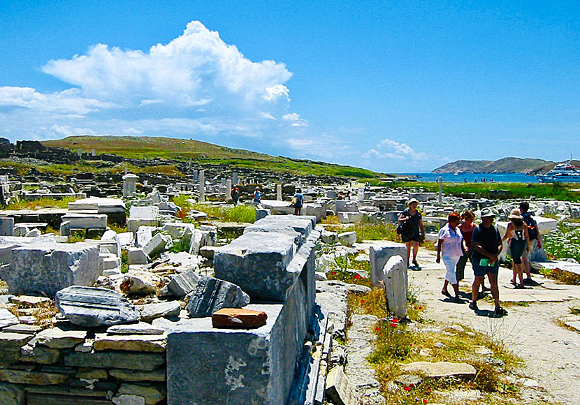 Delos. Mykonos. Kreikka.